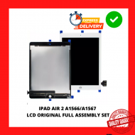 IPAD AIR 2 A1566/A1567 LCD (WHITE) ORIGINAL FULL ASSEMBLY SET