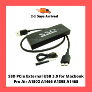 External Reader Case SSD USB 3.0 Macbook Air Pro Retina A1502 A1466 A1465 A1398