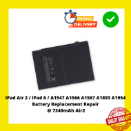 iPad Air 2 / iPad 6 / A1547 A1566 A1567 A1893 A1954 Battery Replacement Repair @ 7340mAh Air2