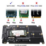 (SATA to m.2) NGFF M.2 B KEY or mSATA SSD to SATA III 3 Adapter card 