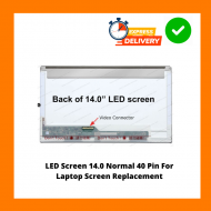 LED Screen 14.0 Normal 40 Pin For Laptop Screen Replacement