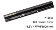 High quality 4cells Dell  battery For GXVJ3 HD4J0 K185W M5Y1K WKRJ2 Notebook battery