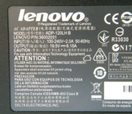 19.5v 6.15A adapter for Lenovo 5.5mmX2.5mm 