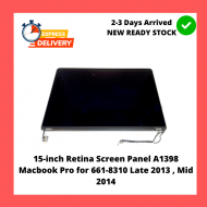 15-inch Retina Screen Panel A1398 Macbook Pro for 661-8310 Late 2013 , Mid 2014