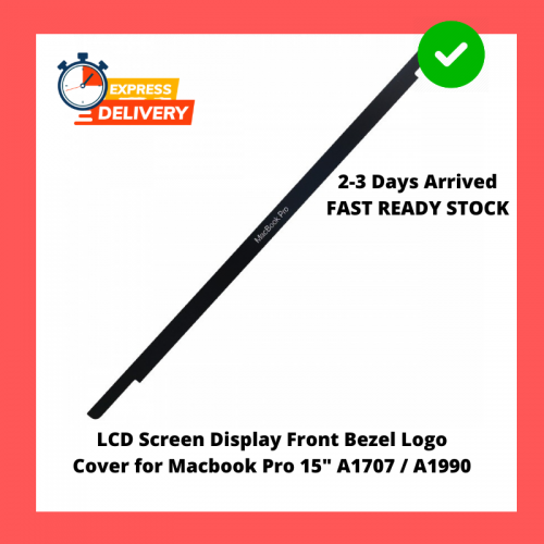 LCD Screen Display Front Bezel Logo Cover for Macbook Pro 15" A1707 / A1990
