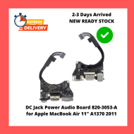 DC Jack Power Audio Board 820-3053-A for Apple MacBook Air 11" A1370 2011