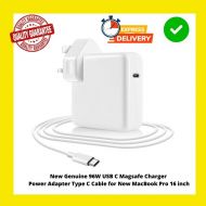 New Genuine 96W USB C Magsafe Charger Power Adapter Type C Laptop Charger and Charge Cable for New MacBook Pro 16 inch - UK/Malaysia Plug
