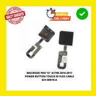 MACBOOK PRO 13" A1706 2016 2017 POWER BUTTON TOUCH ID FLEX CABLE 821-00919-A