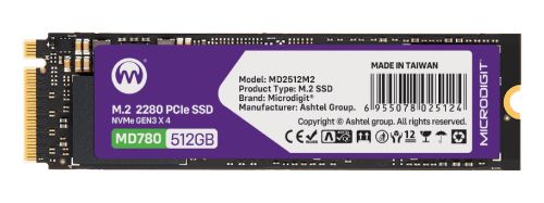 MICRODIGIT M.2 2280 NVMe GEN3x4 512GB SSD